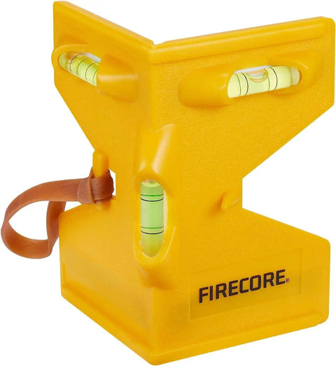 Pro Grade Magnetic Post Level 2 Pack For Leveling And Plumb Posts Railings Decks And Water Pipes With Strip Magnets And Rubber Strap, yellow