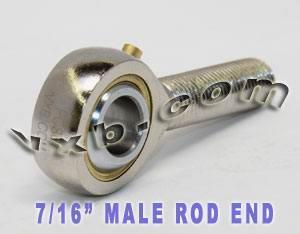 Male Rod End 7/16 POSB7 Right Hand Bearing