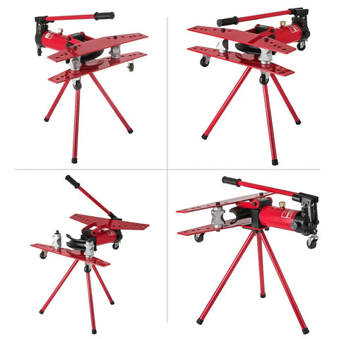 Manual Hydraulic Pipe Bender And Tube Bending Machine For One Half To Two Inch Tubes With Dies Economical Portable Crimping Tool