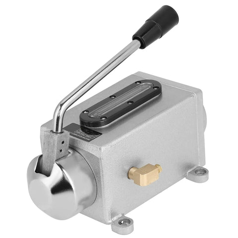 Heavy Duty Manual Lubrication Pump With Double Outlet Port 500CC CNC 4mm Oiler for Punching Machine and Lathe Machine