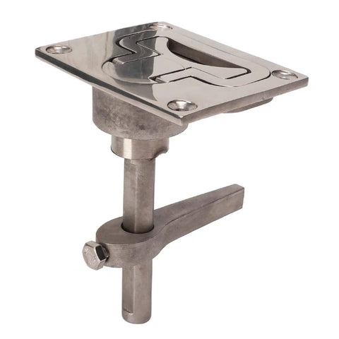 Boat cam latch flush pull hatch latch, 316 stainless steel, lift-handle lock, 67x79mm for yachts