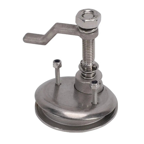 OPPWONG marine cam latch, 316 stainless steel, adjustable boat floor/cabin latch with base plate