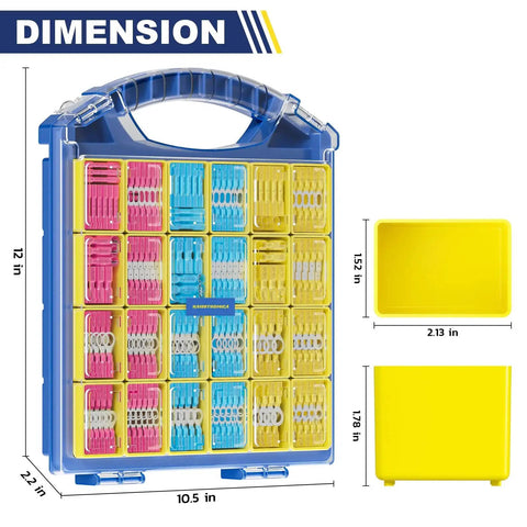 620 Piece Marine Grade Heat Shrink Wire Butt Connectors Kit for 22-10 AWG with tool case dimensions