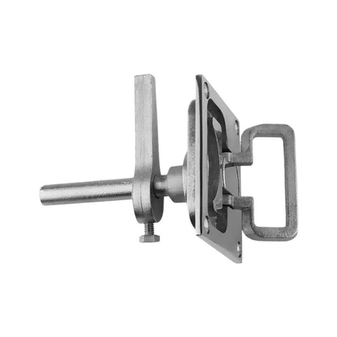 NayewPPyy stainless steel boat floor lock hatch latch with lift handle, marine grade 316 deck hardware (side view)