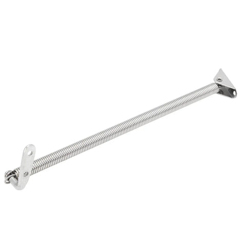 Semme 8-1/4in stainless steel coil spring with end mounting brackets for lid holder