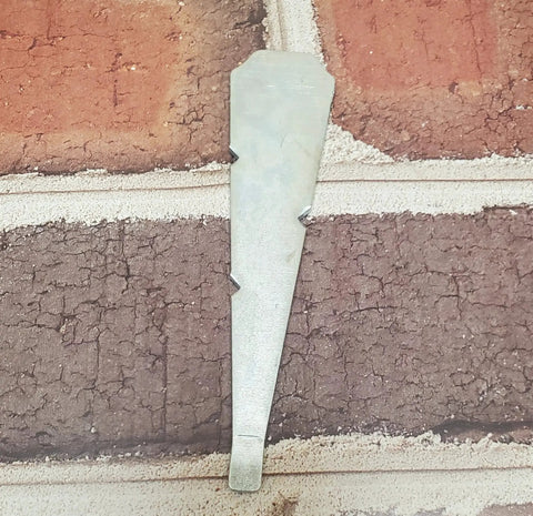 Pro Grade Hardened Steel Masonry Line Pins For Bricklayers Tapered Top Quality Line Holders on brick wall
