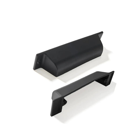 10 Pack 3 Inch Center To Center Matte Black Cabinet Cup Pulls For Drawers And Cabinets, Elegant Modern Kitchen Hardware