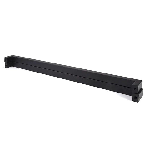 Matte Black 304 Stainless Steel Double Sided Door Pull Push Handles For Commercial Entrances 70 Inch Long design