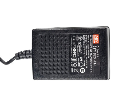 Mean Well power adapter for Three Stack LED Andon Tower Signal Light For Industrial Workstations with IP65 rating.