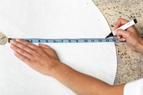 Measuring Premium Circular Lazy Susan Shelf Liner Kit For Kitchen Cabinets And Pantry Shelves, Non Slip White Surface, 30 Inch Diameter