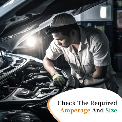 Mechanic checking car engine, related to 20 Pack 3 Amp Blade Fuses For Automotive Use, Fast Acting 3A Auto Fuses 12V 24V 32V.