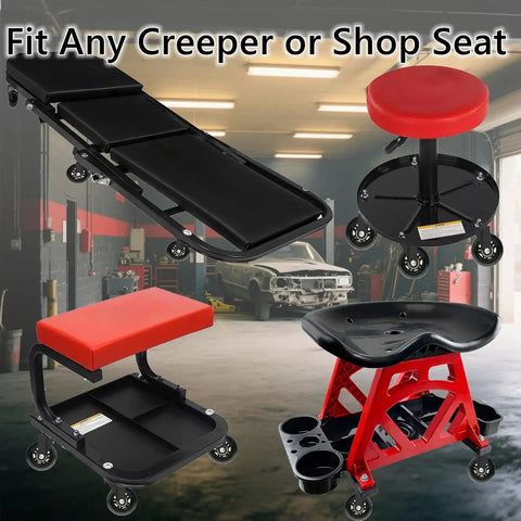 2.5 Inch Caster Wheels Set Of 6 For Creeper And Mechanic Stool Heavy Duty Rubber Rolling Casters