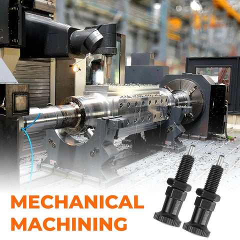 Push Fit Ball Nose Spring Knob Indexing Plunger With M6 Thread Retractable Pull Pin, industrial machining equipment
