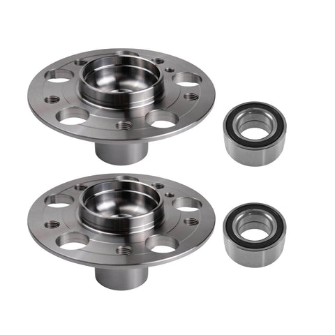 Rear Wheel Bearing And Hub Kit For Mercedes Benz C Class 1998 Through 2007 Includes 2 Rear Bearings And 2 Rear Hubs For C230 C240 C280 C32 AMG C320 C55 AMG Vehicles, DIY Friendly