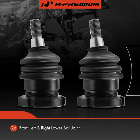 Two Front Lower Ball Joints Kit For Mercedes M Class ML320 ML350 ML430 ML500 ML55 AMG 1998 To 2007 Replacement Suspension