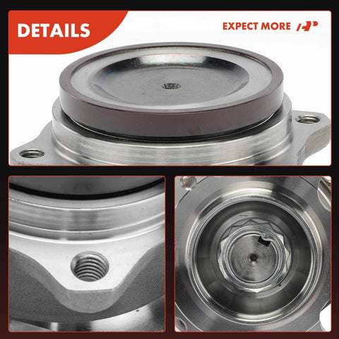 Close-up view of Two Pack Heavy Duty Front Wheel Bearing And Hub Assembly For Mercedes Benz C63 AMG 2008-2011/2013-2015, SLC43 AMG 2017-2020, SLS AMG 2011-2015, Front Left And Right Fit, Replaces 513360
