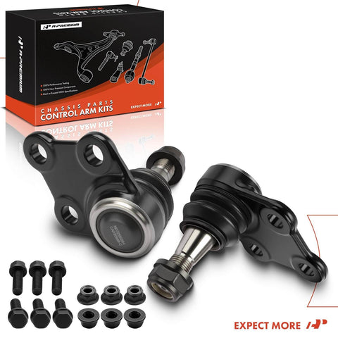 Two Front Lower Ball Joints For Mercedes W447 Metris 2016 2023 Front Suspension Replacement Kit with bolts and packaging