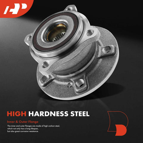 Rear Wheel Bearing And Hub Assembly For Mercedes Benz CLA250 CLA45 AMG GLA250 GLA45 AMG B250 2014 To 2020 AWD Replacement Beefed Up Heavy Duty Bearings With Direct Fit Design And Long Lasting Durability
