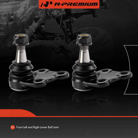 Two Front Lower Ball Joints For Mercedes W447 Metris 2016 2023 Front Suspension Replacement Kit shown in package