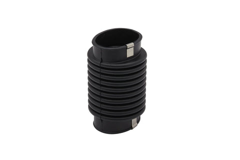 Quicksilver bell housing exhaust bellows, black ribbed rubber with metal clamps