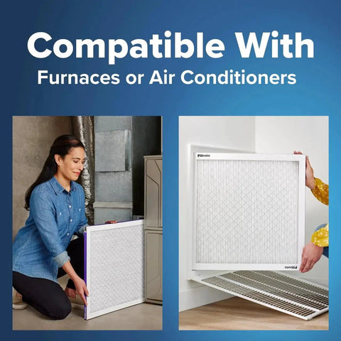 Installation of MERV 12 Pleated Air Filter 20x25x1 with Electrostatic Media, MPR 1500, Certified Asthma Friendly