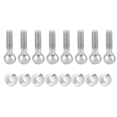 Metal Ball Head Screws For 1/10 Scale RC Cars, Threaded Replacement Pack For 94122 94166 94155 94188 Models, High Strength Alloy
