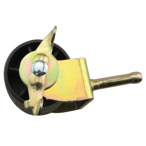 Two Pack Heavy Duty Metal Bed Frame Casters With Brakes Locking Casters for Furniture Standard Leg Sockets On Bed Frames