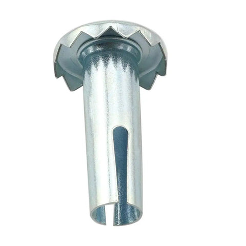 Eight Pcs Metal Caster Sockets With Three Eighths Inch Diameter And Length One And One Quarter Inches Stem Sleeve For Chair Legs