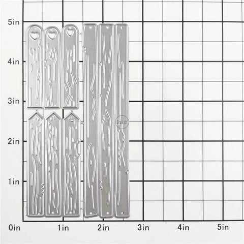 Top Shelf Long Fence Metal Cutting Dies Set For Card Making And Scrapbooking Includes Embossing Dies Die Cuts Stencils And Handy Storage Pockets