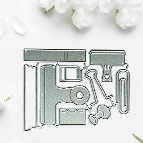Dope Document Clips Die Cut For Card Making And Scrapbooking With Intricate Metal Cutting Design For Embossed And Cut Out Patterns
