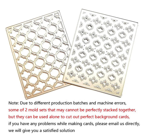Two 5.6x4.4 in carbon steel 3D Floral Cutting Dies Set For Scrapbooking And Card Making With Layered Four Leaf Flower Designs