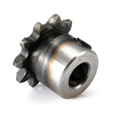 Two Pack 8mm Bore 10 Tooth Metal Pilot Motor Gear Sprocket For Roller Chain Drive High Strength Durable Gear for CNC Projects