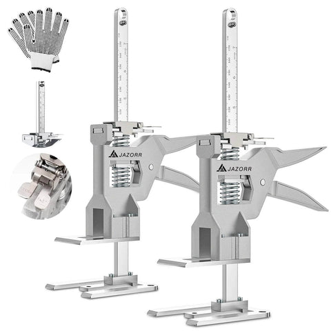 2Pcs Metal Labor Saving Arm Jack, Load-Bearing 440 lb Multi-Function Height Adjustment Lifting Device with accessories