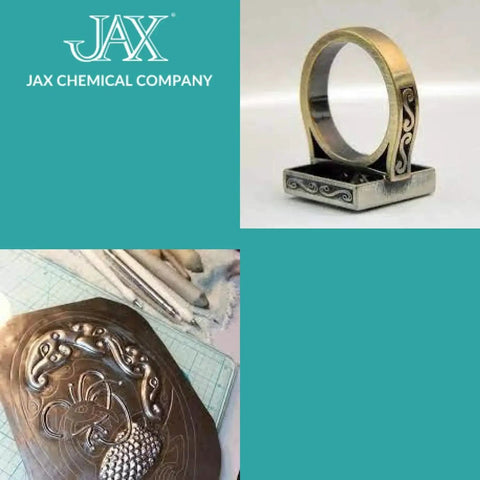 Create an authentic antique patina on bare metal with a quick, water based brown darkener that requires no heat or electricity