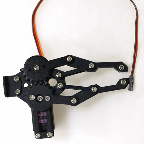 Metal Robot Claw Gripper with High Torque Servo for Arduino Raspberry Pi Microbit and Ros Projects, durable mechanical arm.