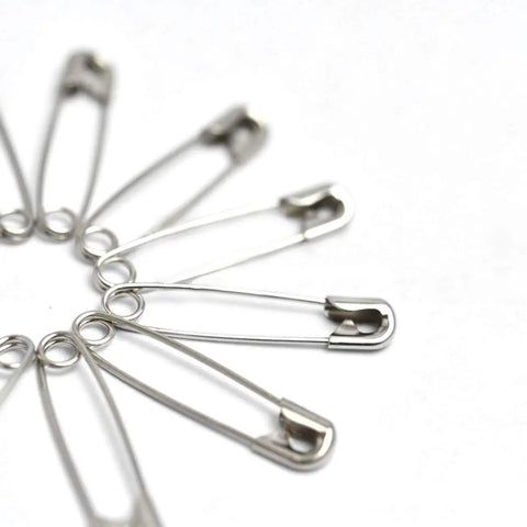 Bulk 1000-Piece 1.1-Inch Clips Tool Kit With Assorted Decorative Pins For Sewing And Crafting, Heavy-Duty Metal Safety Pins