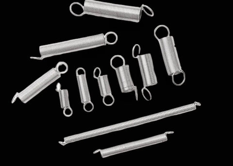 200 Piece Compression and Extension Spring Kit With Plastic Storage Box, 20 Sizes of Small Metal Coil Springs for Auto
