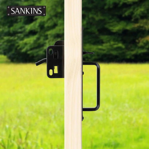 Heavy Duty Thumb Gate Latch Hardware With Handle For Wooden And Vinyl Fences Self Locking Outdoor Gate Lock Kit Built Tough