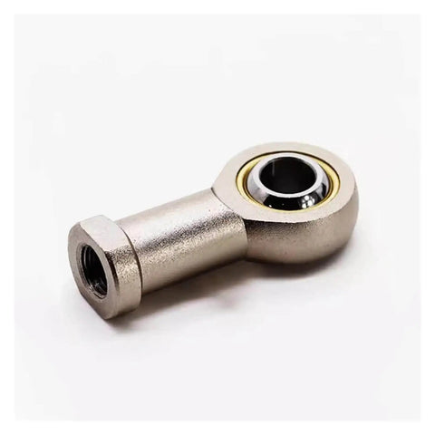 Built Tough Ball Bearing Rod End Joint With Internal Thread Metric Female Cylinder Fisheye Connector, side view
