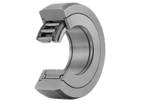 Single metric roller follower bearing NAST15ZZR, 15 mm inner diameter separable caged type shown in side view