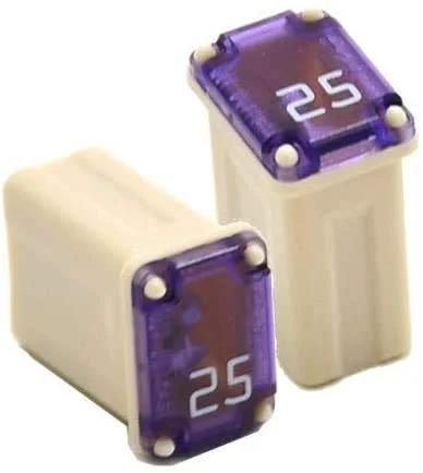 25 Pack Micro Cartridge Fuses Kit 15A 20A 25A 30A 40A MCASE Type For Cars SUVs And Trucks Female Micro Slow Blow Maxi Fuses