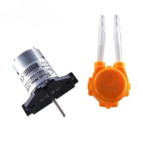 Micro DC Peristaltic Pump 12V 24V 85ml/min for Automatic Chemical Dosing System YW01-DC with silicone tubing and motor
