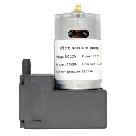 Compact DC 12V Micro Diaphragm Vacuum Pump For Breast Pump Parts Replacement And Vacuum Adsorption Projects With 12 LPM Flow