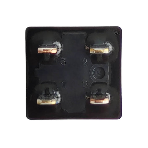 Bottom view of 4 Pack Ultra Micro ISO Automotive Relay 12V DC 20A 4 Pins General Purpose For Your Ride Car Projects Replacement Part