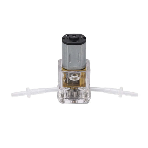 Micro Liquid Dosing Pump, Compact Mini Peristaltic Pump 1mlmin 6 Rollers Structure for Medical Device (G10 3V) front view