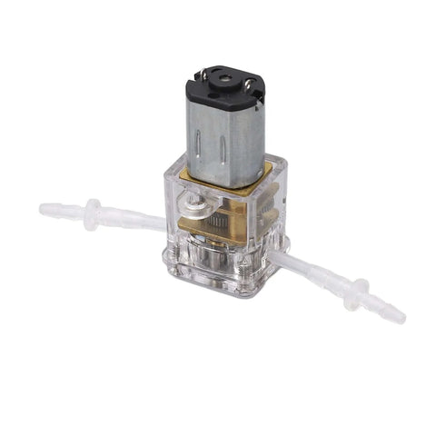 Micro Liquid Dosing Pump, Compact Mini Peristaltic Pump 1mlmin 6 Rollers Structure for Medical Device (G10 3V)