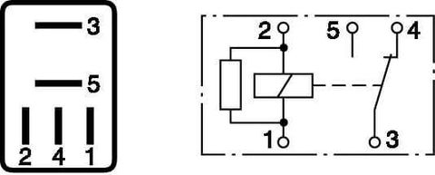 Changeover Micro Relay With 5 Pins 12 Volt Coil 30 And 10 Amp Rating Single Pole Automotive Relay diagram schematic