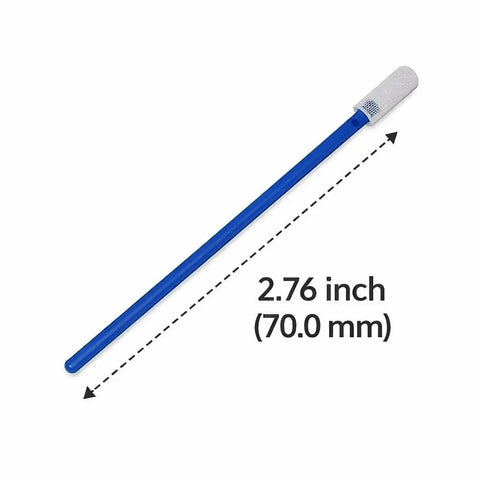 Microfiber Paddle Tip Cleanroom Swabs For Electronics And Optics ISO 5 Precision Applicators With 2.76 Inch Handle