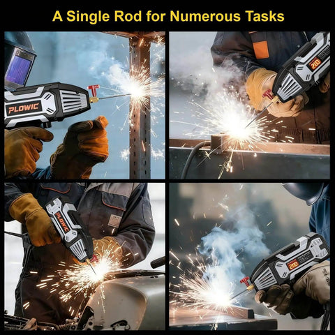 Welding demonstration using Stable Arc E6013 Welding Rods Three Thirty Second Inch, 60 Pack Carbon Steel Stick Electrodes for all positions