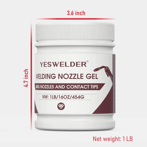 Welding Nozzle Gel For MIG Anti Spatter Dip Gel For MIG Torch And Contact Tips 16 Ounces container front view
